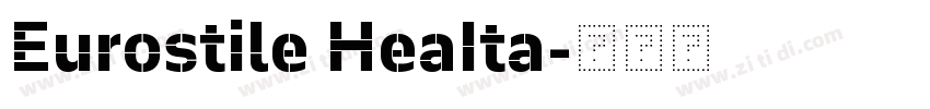 Eurostile HeaIta字体转换